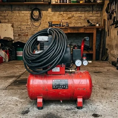Kompressor i garage