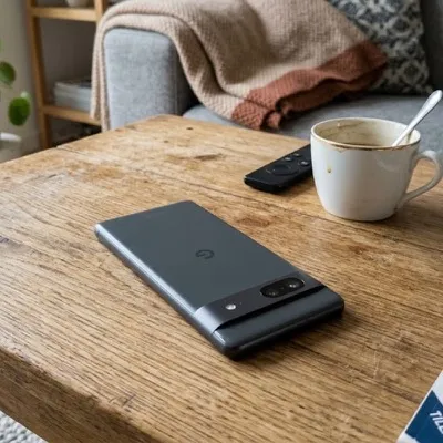 Smartphone på sofabord